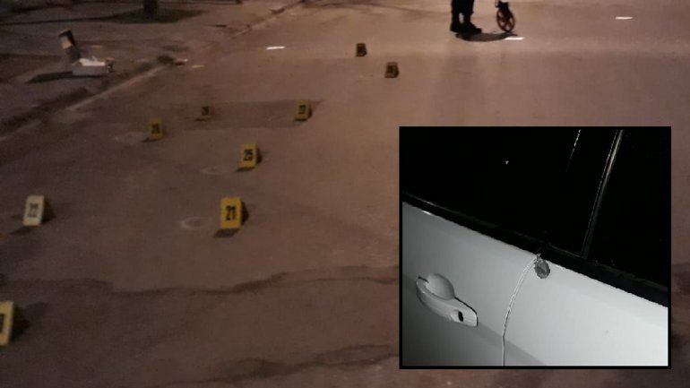 Noche violenta: dispararon 36 balazos contra una casa de familia