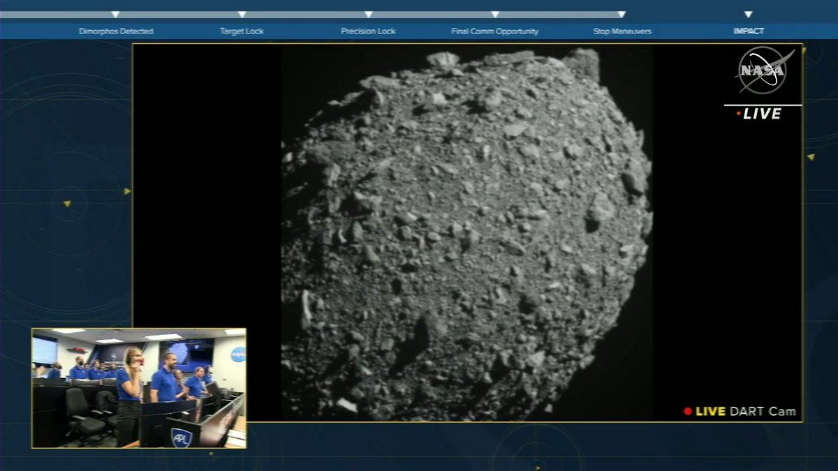 Nave de la NASA chocó contra asteroide para desviar su trayectoria