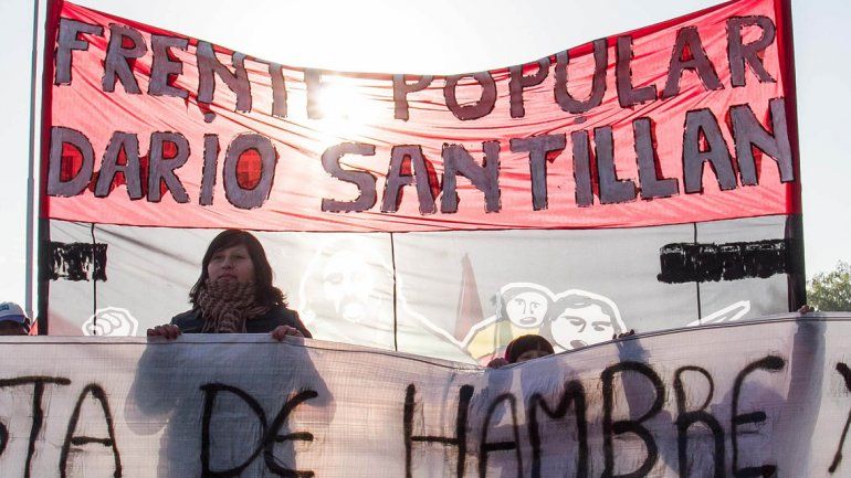 El Frente Darío Santillán se concentrará desde las 9.