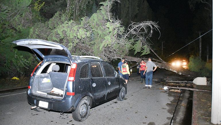 La última gran tormenta en el Alto Valle ocurrió el 28 de enero pasado. Foto: archivo.