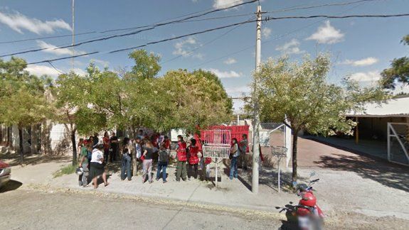La protesta se hizo frente a la delegación local de Desarrollo Social.