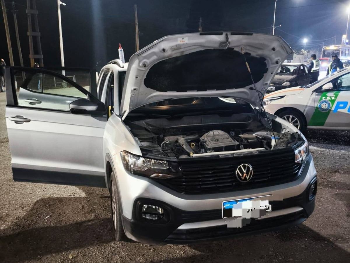 El vehículo fue retenido en un control realizado sobre la Ruta 22. Foto: Gentileza.