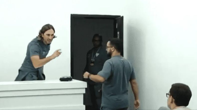 La furia de Luis Zubeldía contra un periodista brasileño