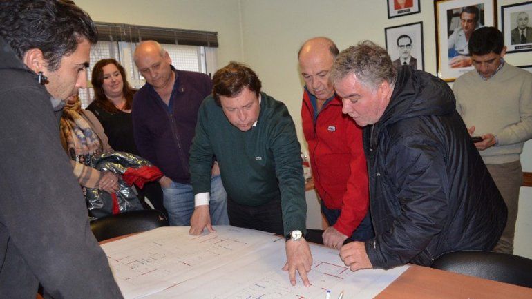 El gobernador Weretilneck recorrió las obras en el Pedro Moguillansky.