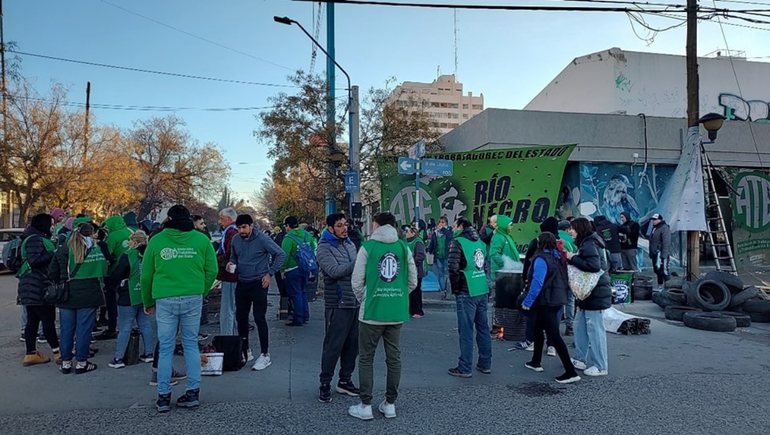 La semana pasada, el gremio movilizó en Viedma, General Roca y Bariloche.
