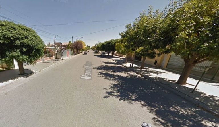La adolescente caminaba por la calle Belgrano