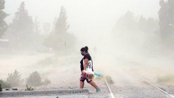 Las ráfagas superaron los 80 kilómetros por hora en la región.