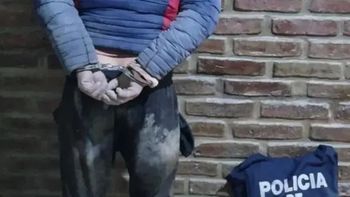 El hombre fue detenido luego de haberse fugado de la Subcomisaría 65°. Foto: Gentileza.