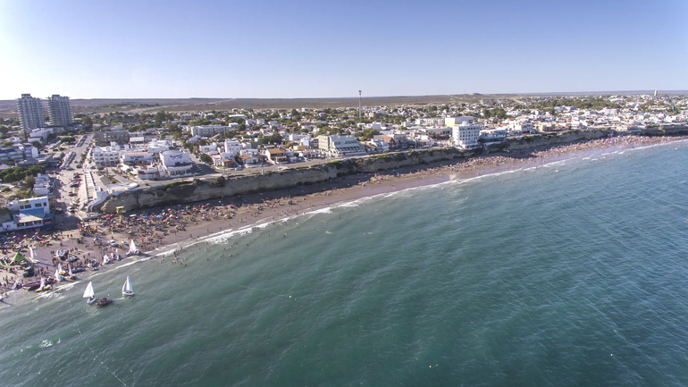 Las pradisíacas playas de Las Grutas