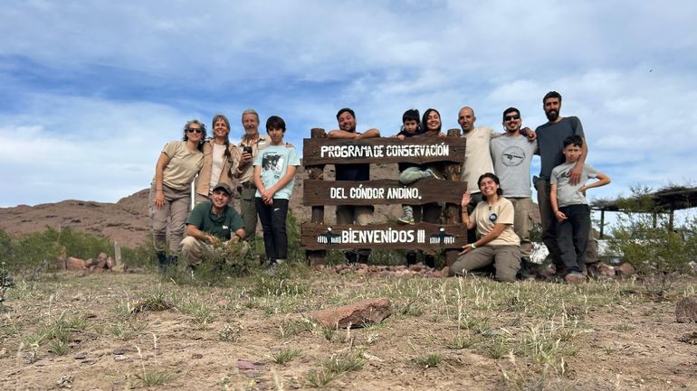 Sierra Pailemán es la primera base operativa del programa de Conservación del Cóndor Andino.