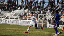 El Rayo Pettinerolli grita el gol de la victoria en la tarde de La Visera.&nbsp;