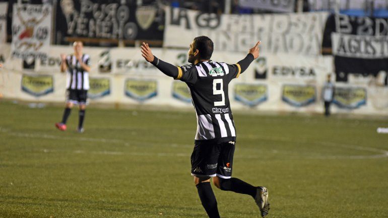 La inconfundible imagen de un goleador