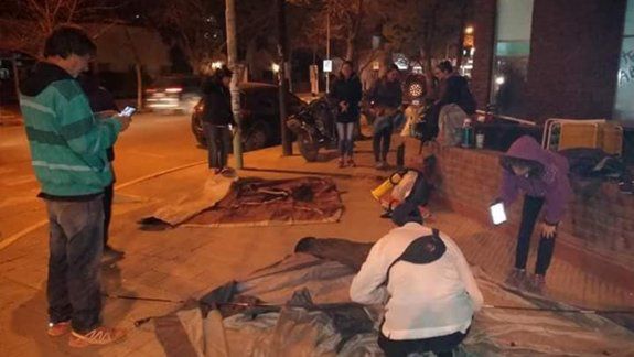 Acampe y manifestación para que los abusadores no queden libres