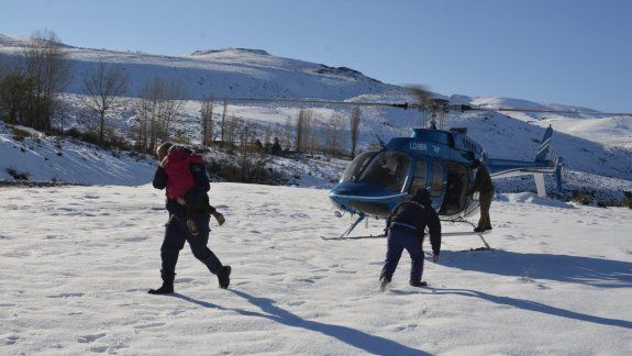 Así fue el rescate de la familia varada tres días en la nieve
