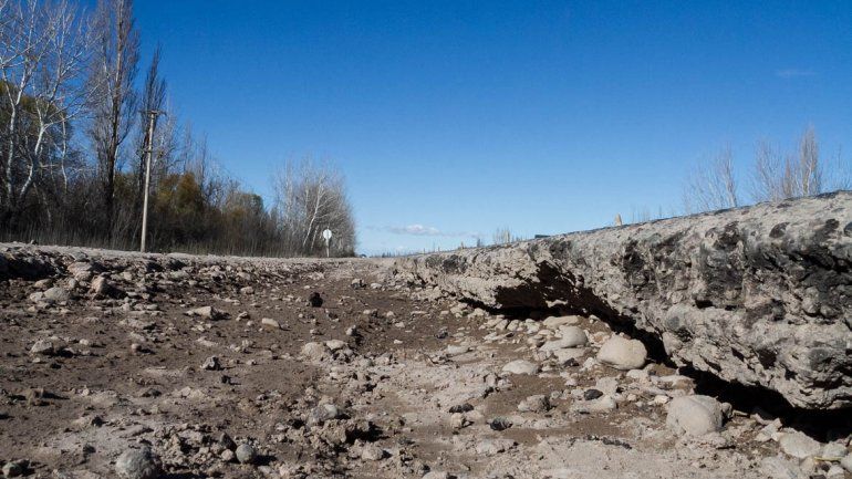 Preocupación por abruptos desniveles en la Ruta 151