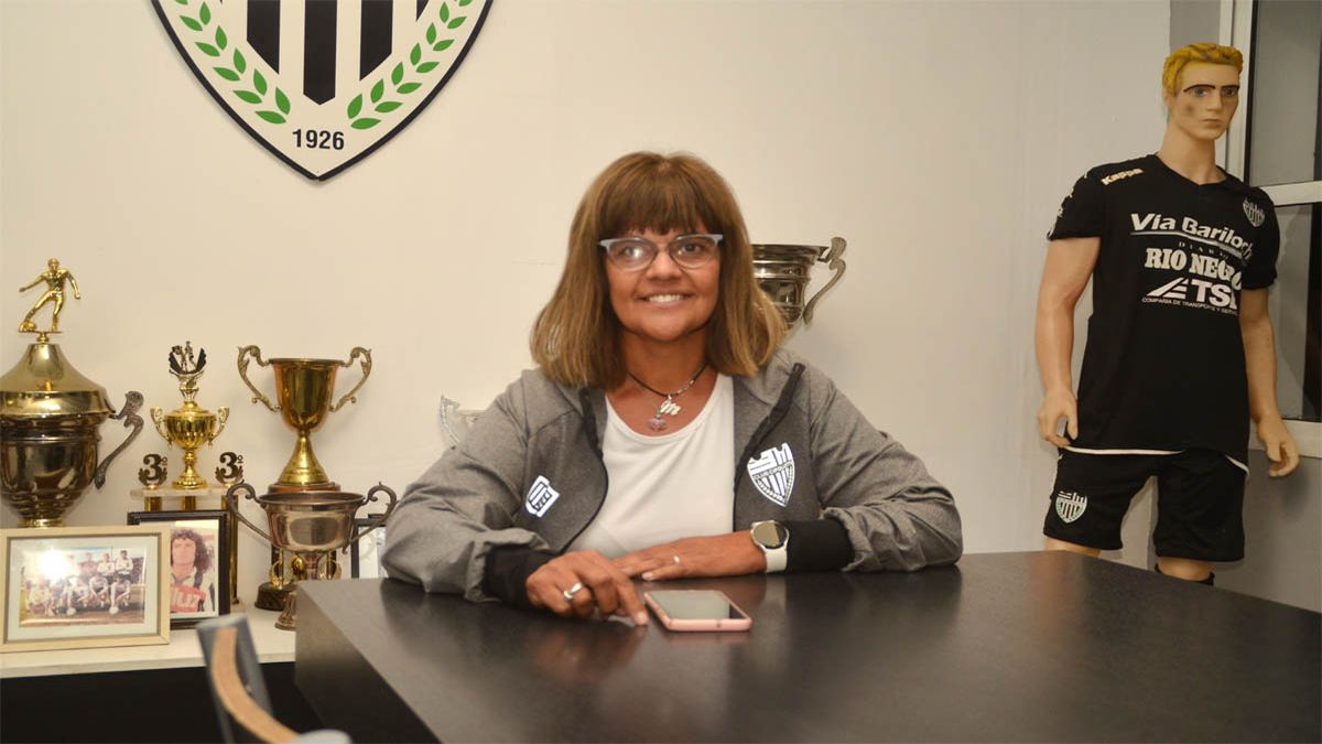 Mónica Del Río, la nueva presidenta del Club Cipolletti