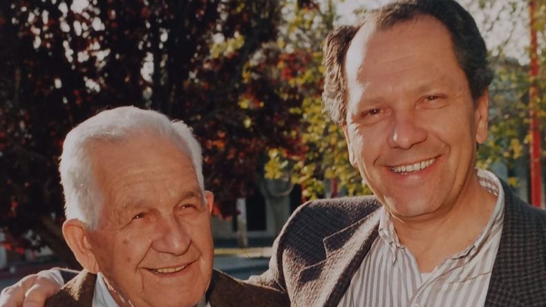 Los Molina, padre e hijo. Foto: gentileza familia  Molina.
