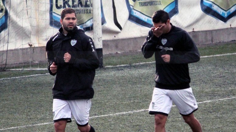 Taborda se reintegró ayer a los entrenamientos del Albinegro.