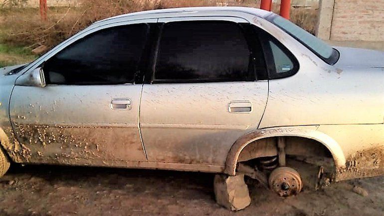 Cayó in franganti un robarruedas cipoleño