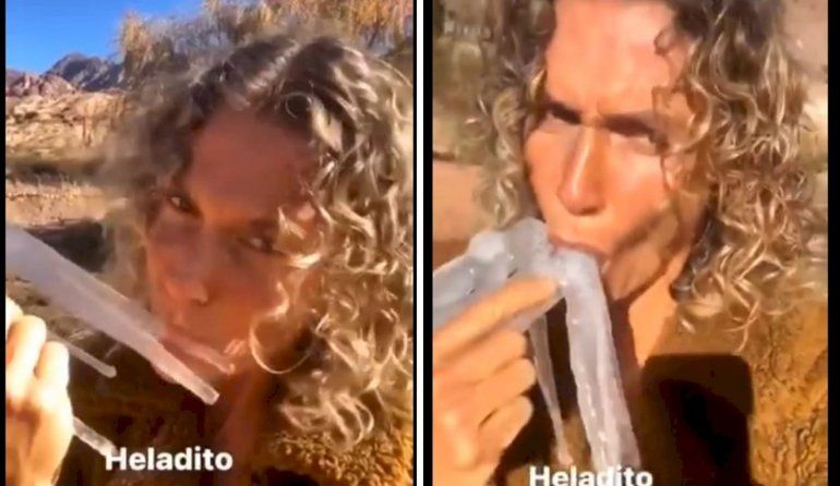 Maru Botana se grabó chupando hielo y las redes se llenaron de desopilantes memes
