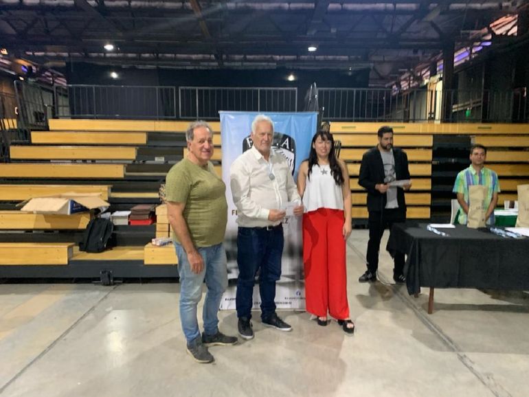 Mario premiado en el última certamen donde compitió en Mendoza.&nbsp;