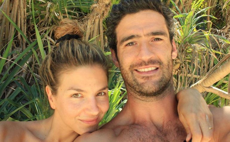 La actriz y su marido en un viaje que realizaron juntos a Tailandia.