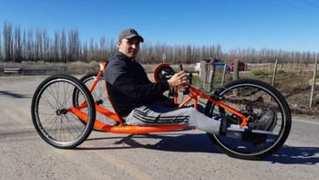 Mauri, el paratleta que unirá todo el Valle Medio por una causa noble (Foto 7 en Punto). Mauri, el paratleta que unirá todo el Valle Medio por una causa noble (Foto 7 en Punto).