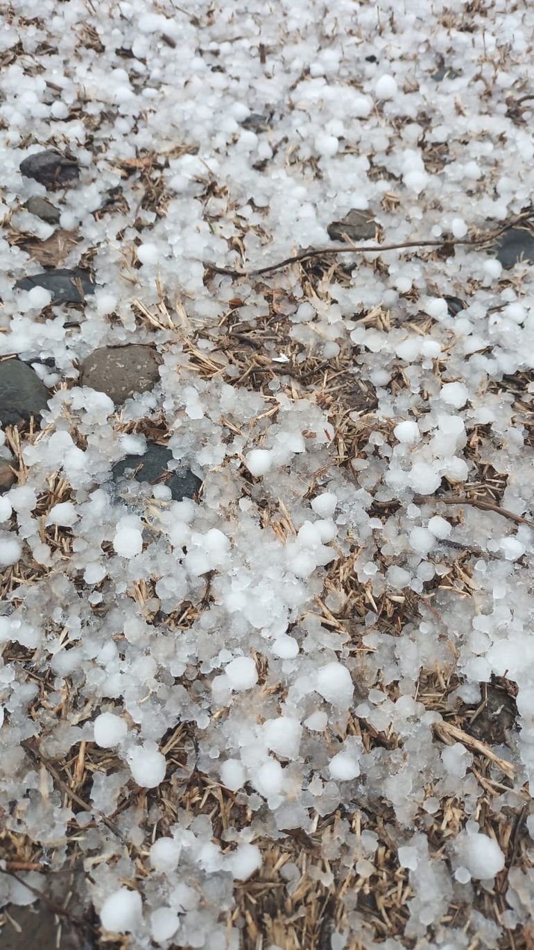 El granizo golpeó en ciertas áreas de Allen.&nbsp;