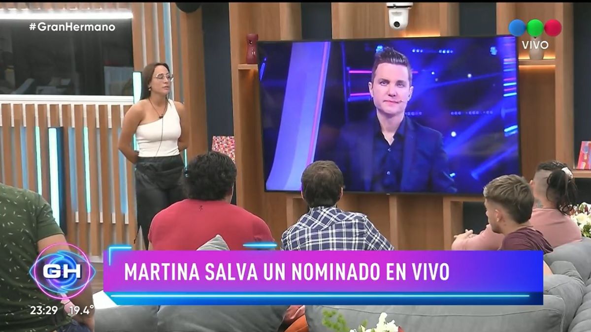 Sorpresiva salvación de Martina a uno de los nominados de GH