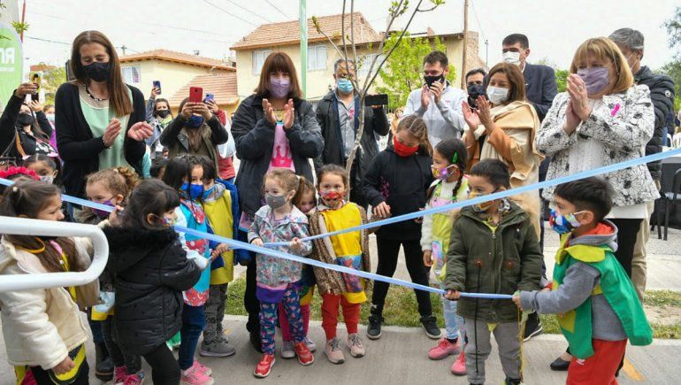 Inauguraron un nuevo jardín de infantes y la escuela laboral