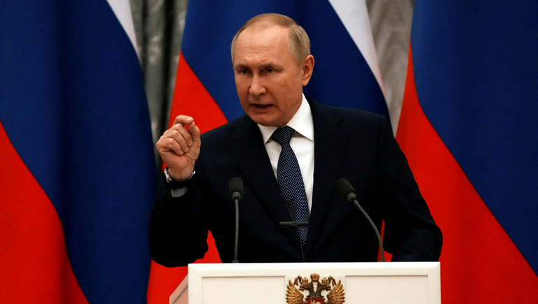 Putin dijo que la guerra fue causada por Occidente