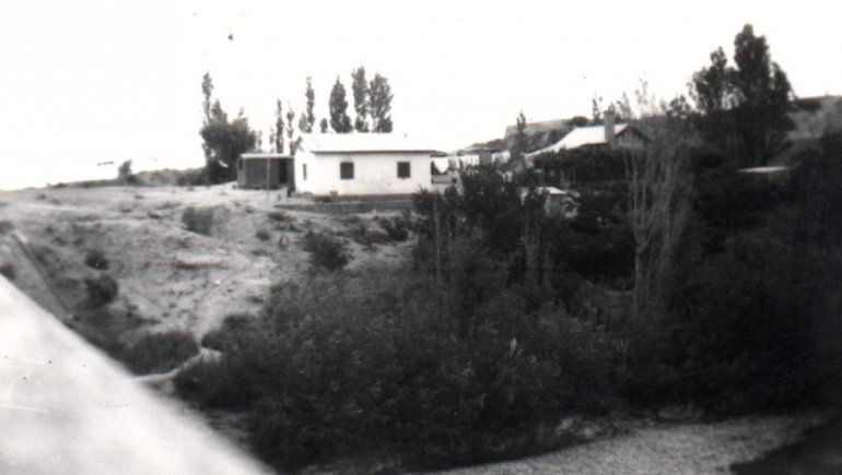 Casita del guardapuente donde habitó don Bartolomé Scianca, y otros guardapuentes.