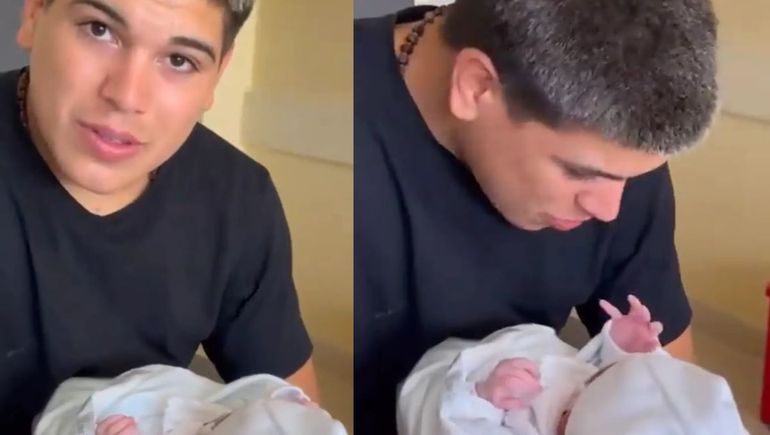 El video de Thiago Medina jugando con las dos hijas que tuvo con Daniela Celis