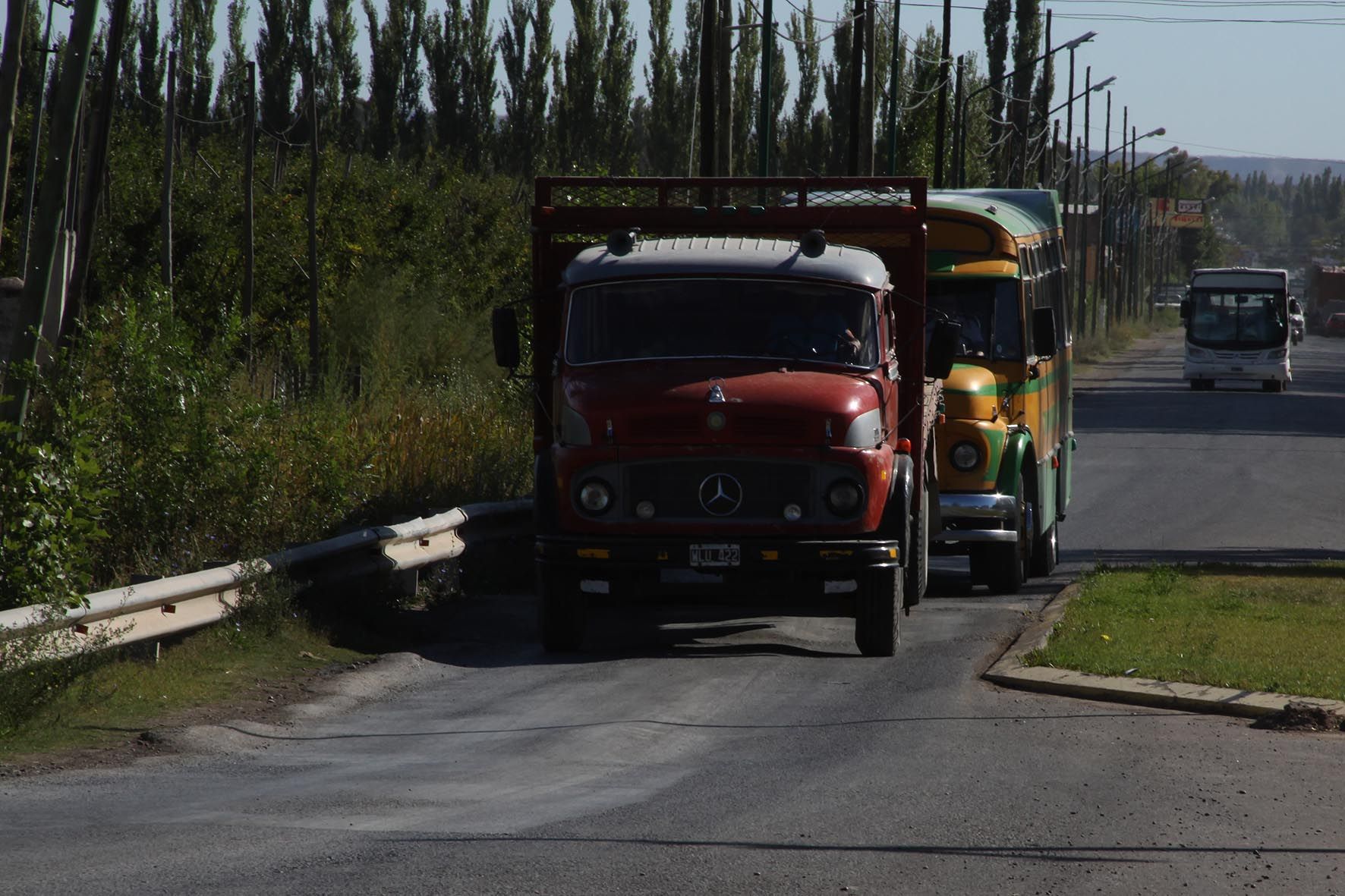 Rotonda acceso Biló de Allen en mal estado