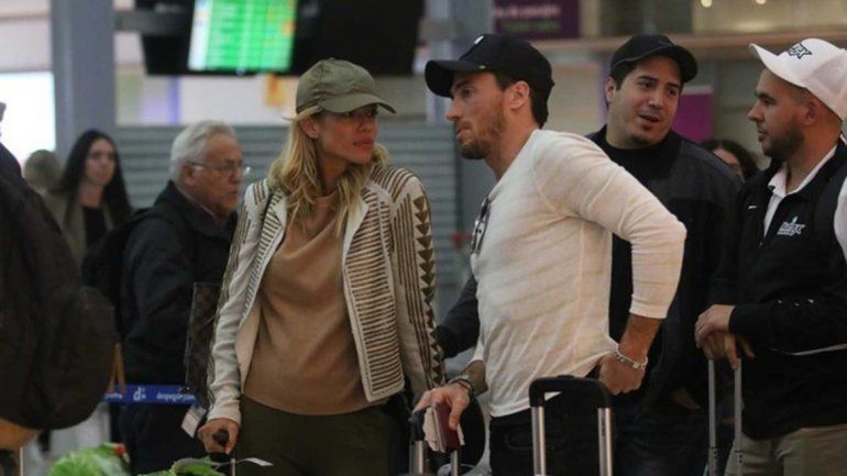 Nicole viajó a Bariloche con sus hijas y su novio