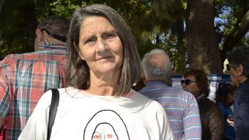 María Isabel Salto, asistió al acto por los 50 años del golpe militar. Recordó a su hermana que permanece desaparecida desde el 28 de julio1976. María Isabel Salto, asistió al acto por los 50 años del golpe militar. Recordó a su hermana que permanece desaparecida desde el 28 de julio1976.