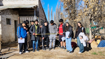 Once estudiantes del CET 15 de Cipolletti se ponen al frente de un proyecto para colaborar con FUNPABIA.