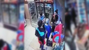 frustran robo pirana en comercio cipoleno y quedo todo grabado  