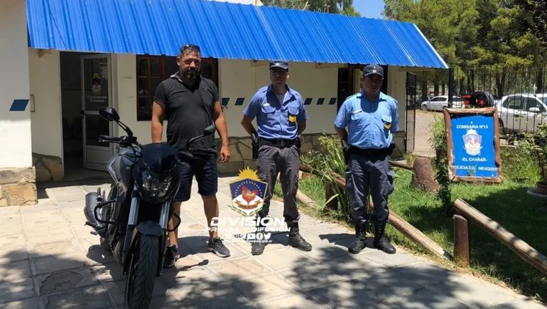 Recuperan en El Chañar dos motos robadas en Río Negro
