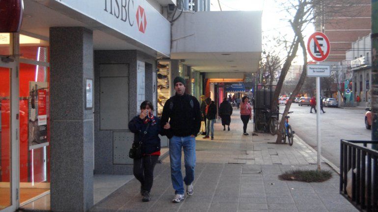 El robo de la moto ocurrió en pleno centro