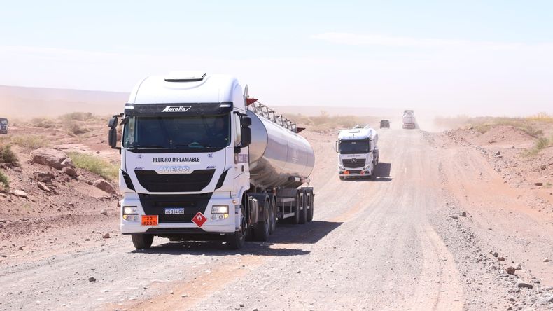 Las rutas de Vaca Muerta están colapsadas.