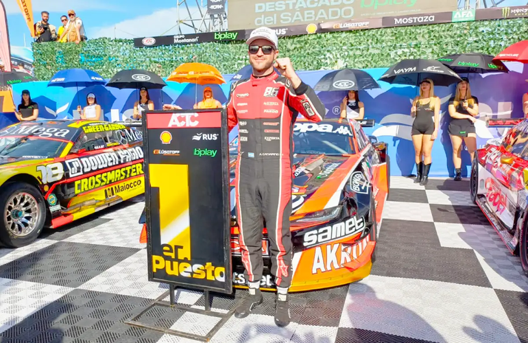 Agustín Canapino se llevó la pole.