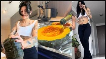 La receta viral de calabaza rellena de Cazzu: cómo hacerla en pocos pasos