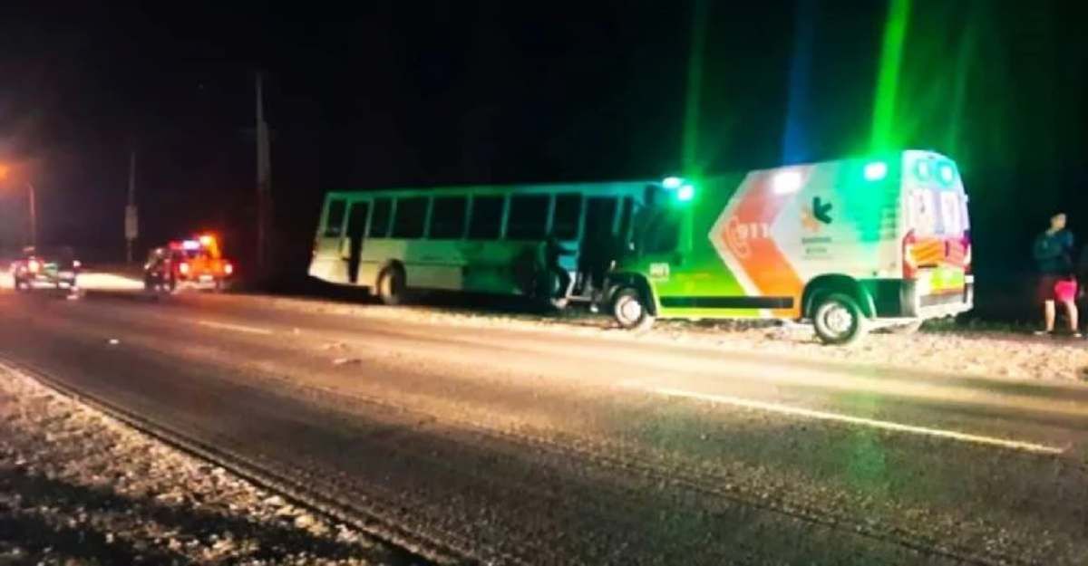 Personal de salud, Bomberos y seguridad Vial intervinieron en el hecho.