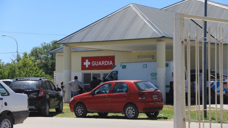 El hombre fue llevado al hospital