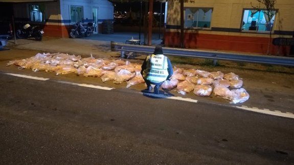 Ruta 22: secuestraron más de cincuenta costillares vacunos
