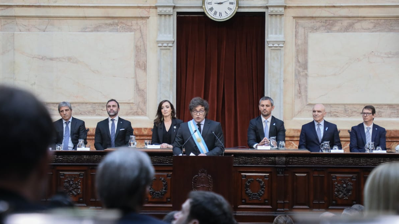 El presidente Javier Milei destacó el déficit cero en su discurso