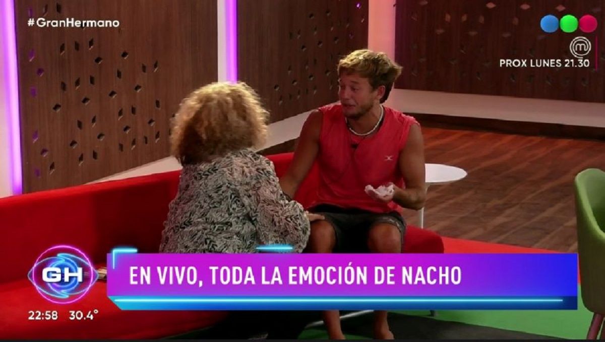 El llanto de Nacho al ver a su abuela: Esto lo hago por vos