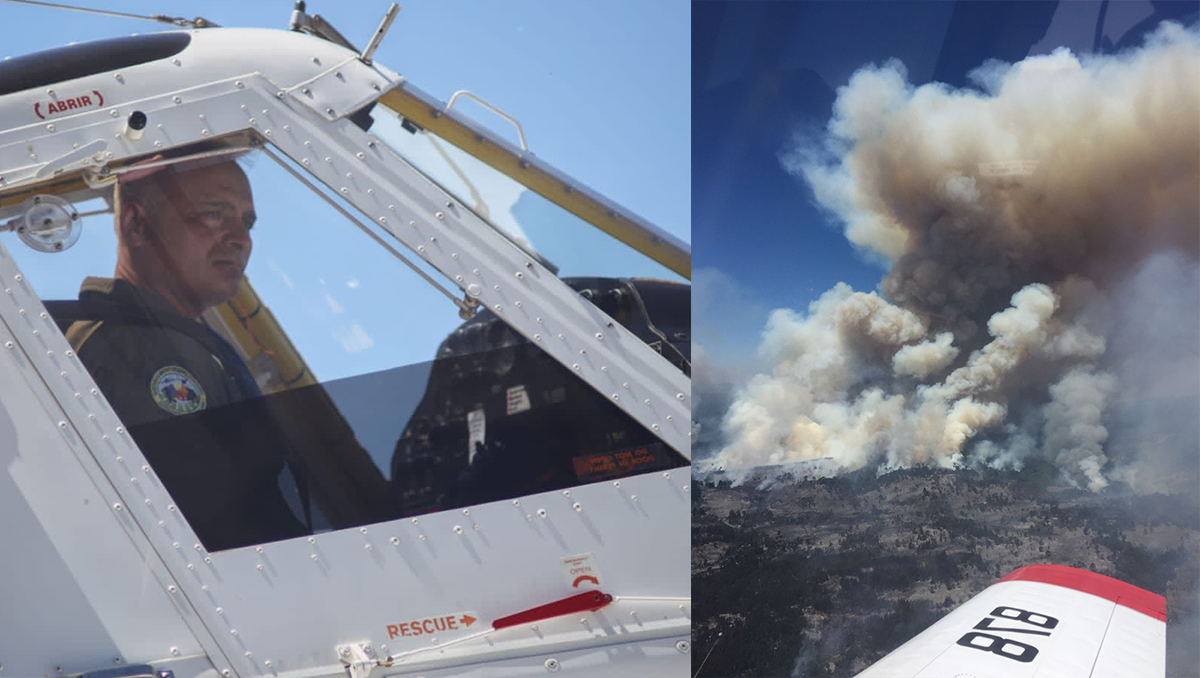 La peligrosa rutina de ser piloto de un avión hidrante