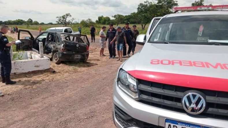 El accidente dejó un saldo de tres personas muertas en Corrientes. | LMCipolletti.com El accidente dejó un saldo de tres personas muertas en Corrientes.